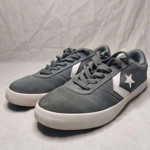 Converse All Star Womens Shoes Sz 8 Gray Suede Leather One Star Casual Sneakers.